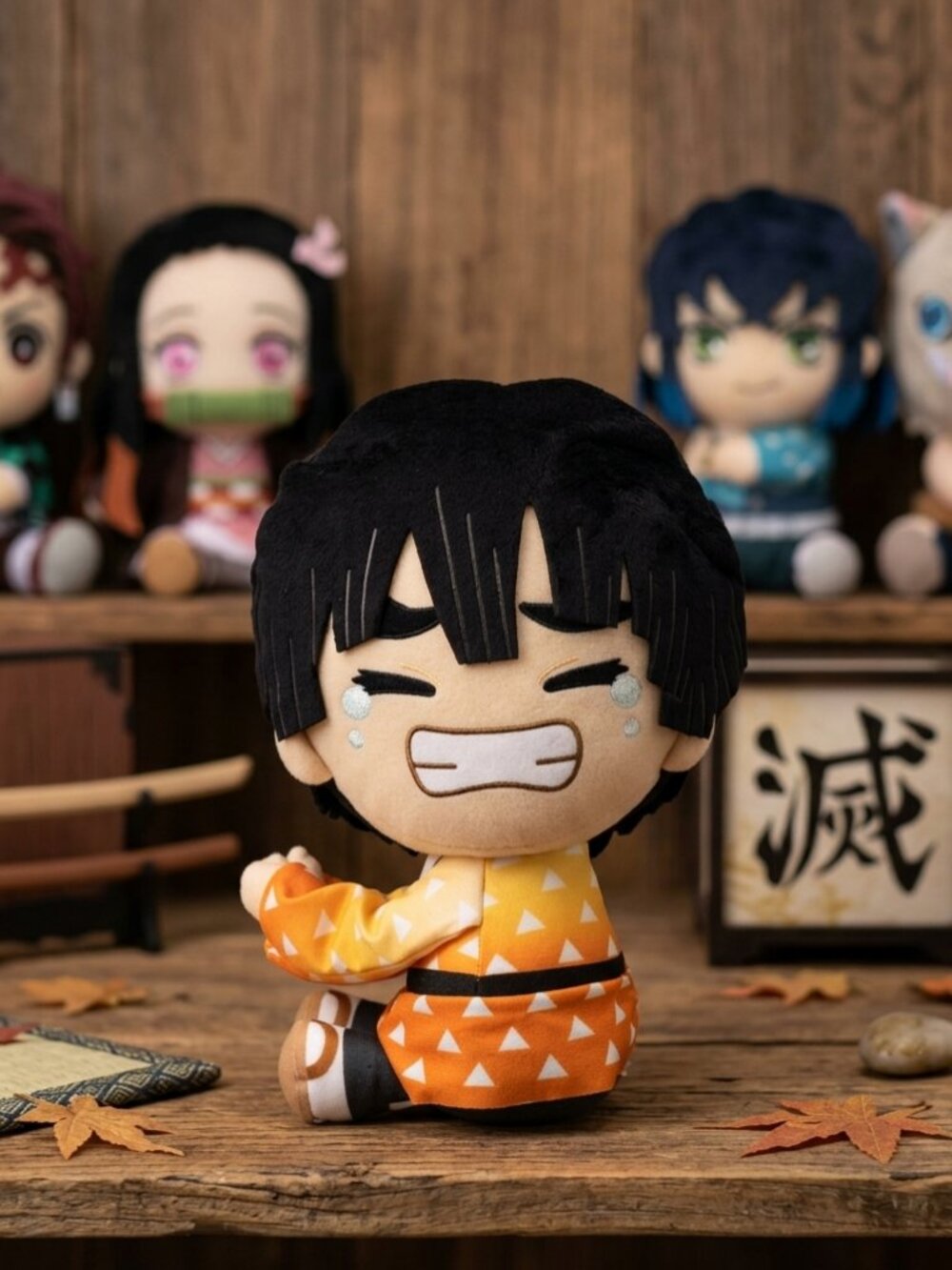 Demon Slayer Clinging Zenitsu Agatsuma Jumbo Plush